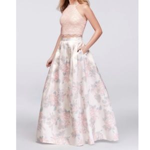 Cute Floral Prom Dress